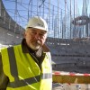 Arena Kraków pnie się do góry - Prezydent Krakowa na budowie hali [ Fotoreportaż ]