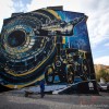 Wielki Mural AGH ozdobił budynek przy ul. Czarnowiejskiej [ Fotoreportaż ]