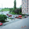 Kraków: Pożar mieszkania w bloku przy ul. Różyckiego [ zdjęcia ]