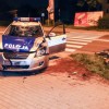 Olkusz: Pijany motocyklista uderzył w radiowóz ? ranni policjanci [zdjęcia]